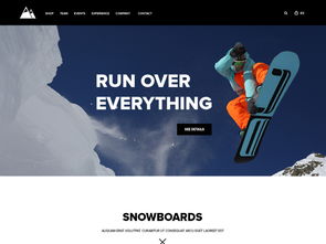 免費下載滑板主題網(wǎng)頁設(shè)計模板 PSD格式，1480像素，編號18299661